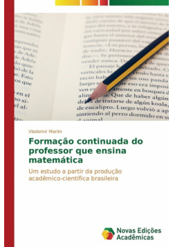 Formação continuada do professor que ensina matemática