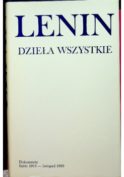 Lenin Dzieła wszystkie tom 51
