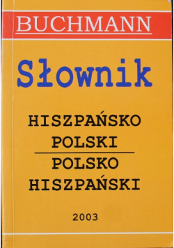Słownik hiszpańsko  polski  polsko hiszpański