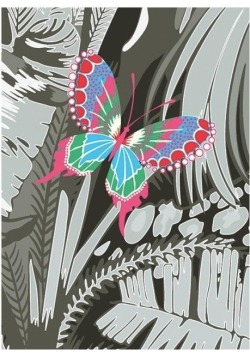 Karnet B6 z kopertą Butterfly