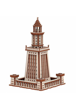 Puzzle Drewniane 3D Latarnia Aleksandria