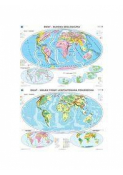 Mapa - Świat. Budowa geologiczna NE