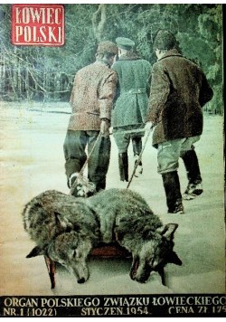 Łowiec Polski nr 1 do 12  rok 1954 - 1956