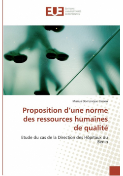 Proposition d''une normes des ressources humaines de qualité