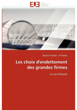 Les choix d''endettement des grandes firmes