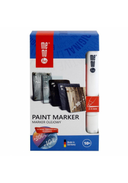 Marker olejny 2-4mm biały (10szt) MemoBe