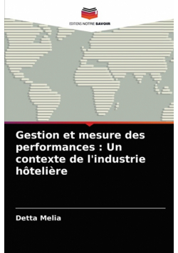 Gestion et mesure des performances