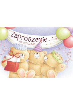 Zaproszenie ZZ-026 Urodziny dziecięce (5 szt.)