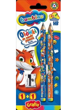 Ołówki do nauki pisania 2szt BAMBINO
