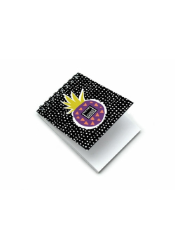 Sweet pineapple Kołonotes A7/64K czarny gładki