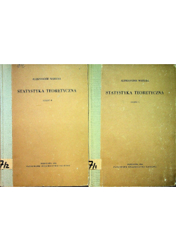 Statystyka teoretyczna Część I i II