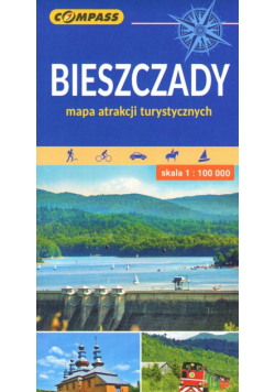 Bieszczady Mapa atrakcji turystycznych