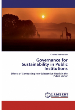 Governance for Sustainability in Public Institutions