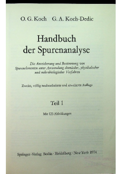Handbuch der Spurenanalyse teil 1