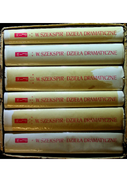 Szekspir Dzieła dramatyczne tom 1 do 6