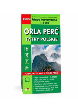 Mapa turystyczna Tatry Polskie - Orla Perć WIT
