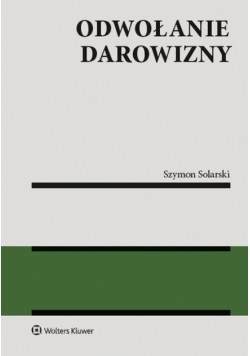 Odwołanie darowizny
