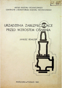 Urządzenia zabezpieczające przed wzrostem ciśnienia