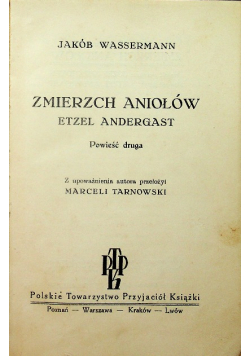 Zmierzch Aniołów 1932r.