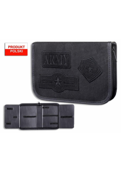 Piórnik szkolny WAR-1099 Czarny WARTA