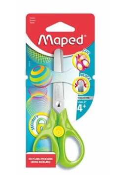 Nożyczki security 13cm zielone MAPED