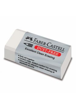 Gumka dust free plastik mała (30szt) FABER CASTELL