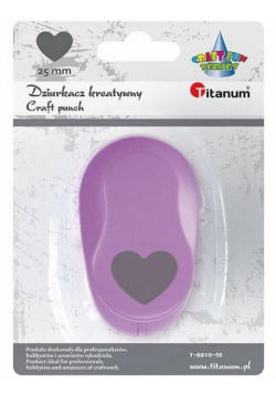 Dziurkacz z motywem Serce 25mm
