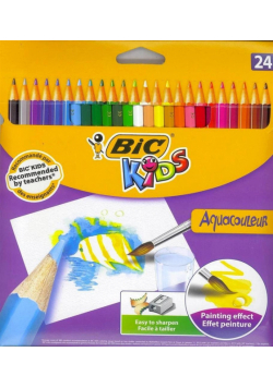 Kredki Aquacouleur 24 kolory BIC
