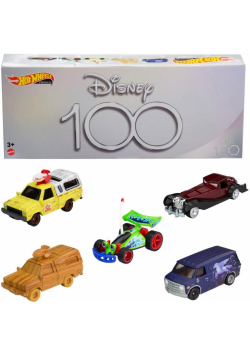 Hot Wheels Disney 100 Rocznica 5-pak