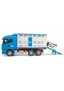 Scania R ciężarówka kontener z figurką krowy