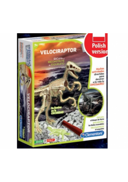 Naukowa zabawa Skamieniałości - Welociraptor