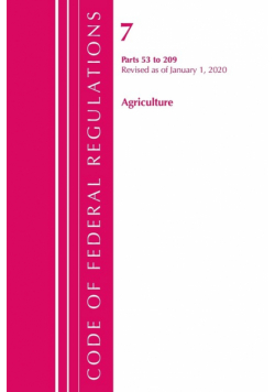 Code of Federal Regulations, Title 07 Agriculture 53-209, Revised as of January 1, 2020