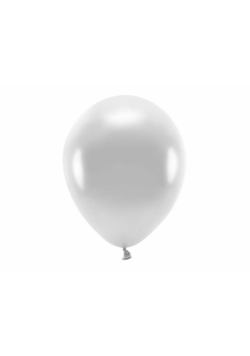 Balony Eco srebrne 30cm 100szt