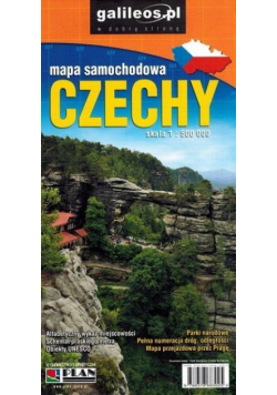 Mapa samochodowa - Czechy 1:500 000