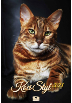 Kalendarz 2023 A3 Ścienny Koci Styl