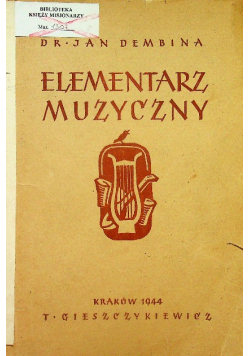 Elementarz muzyczny 1944 r.