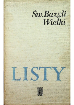 Bazyli Wielki Listy