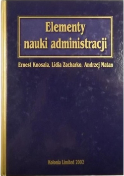 Elementy nauki administracji