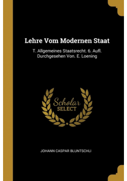 Lehre Vom Modernen Staat