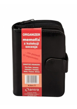 Organizer Memofix 2 K/SA 77 Czarny
