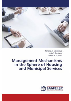 Management Mechanisms in the Sphere of Housing and Municipal Services