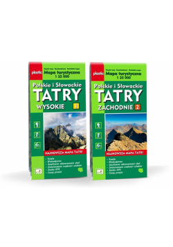 Mapa turystyczna Tatry Polskie i Słowackie 2w1 WIT