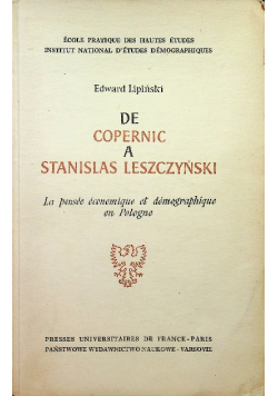 De Copernic a Stanislas Leszczyński