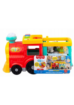 Fisher Price Edukacyjny pociąg ze zwierzątkami