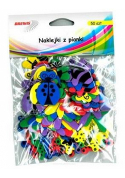 Naklejki z pianki owady 50szt