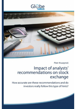 Impact of analysts' recommendations on stock exchange