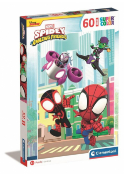 Puzzle 60 Maxi Super Kolor Spidey and his Friends