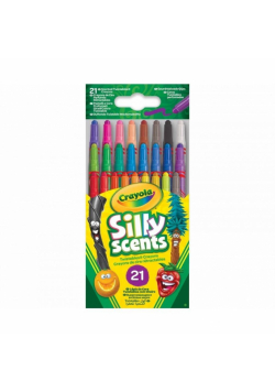 Kredki świecowe zapach. wykręcane 21 kol CRAYOLA