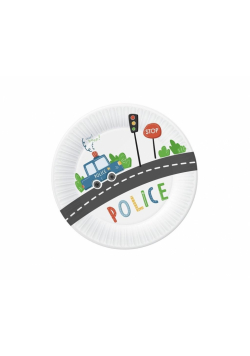 Talerzyki papierowe Police 18cm 6szt