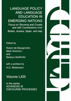 Language Policy and Language Education in Emerging Nations